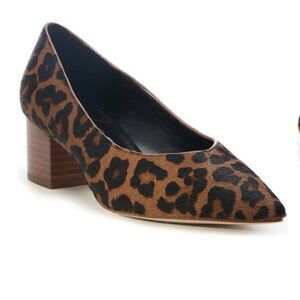 Sole Society Leopard Print Calf Hairn Pumps